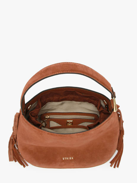 Sac Bandoulière Country Cuir Etrier Marron country ECOU161M vue secondaire 5